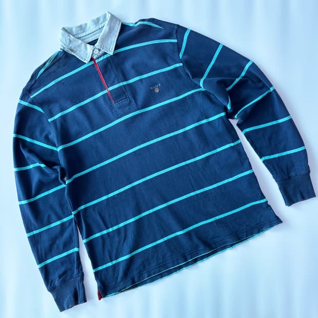 간트(GANT) 헤리티지 스트라이프 럭비 셔츠