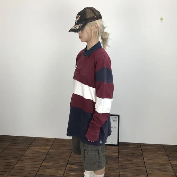 Tommy Hilfiger '8' Rugby Polo