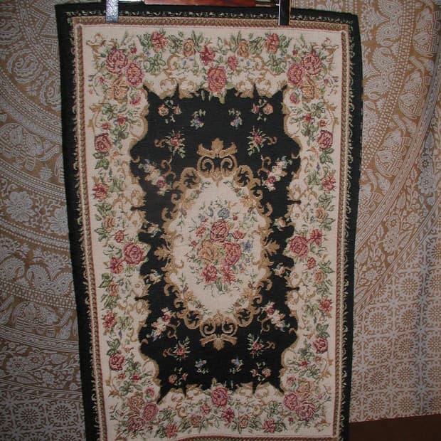 빈티지 에스닉 발매트 러그 