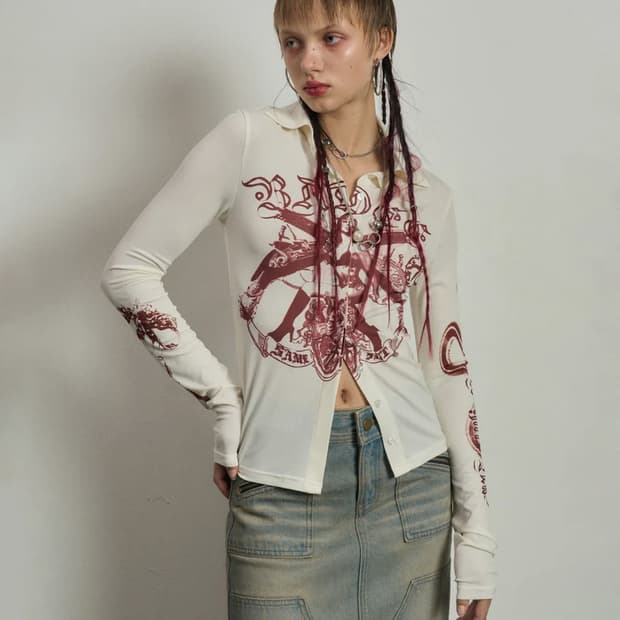 배디 Spellbound DTP Shirt Cream 