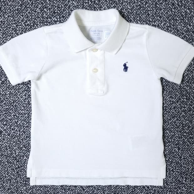 [무료배송][12M]폴로 베이비 피케 반팔티 카라티