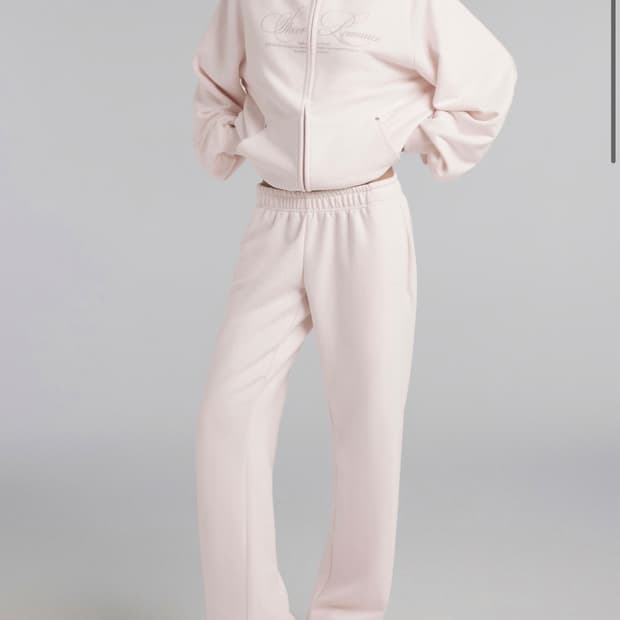 sheer romance hoodie&sweatpants