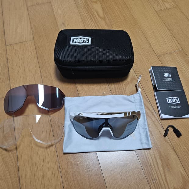 100% S2 피터 사간 LE 고글 화이트 골드