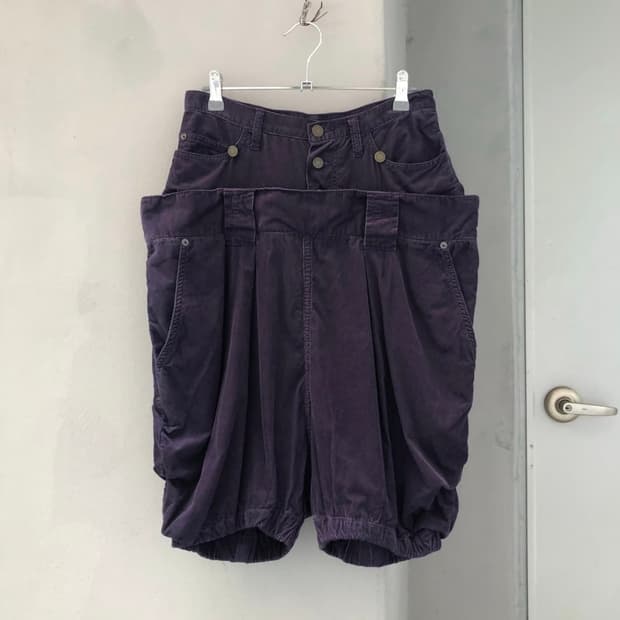 Frapbois corduroy shorts