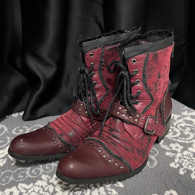 Lovehunter Vkei Studded Gothic Boots