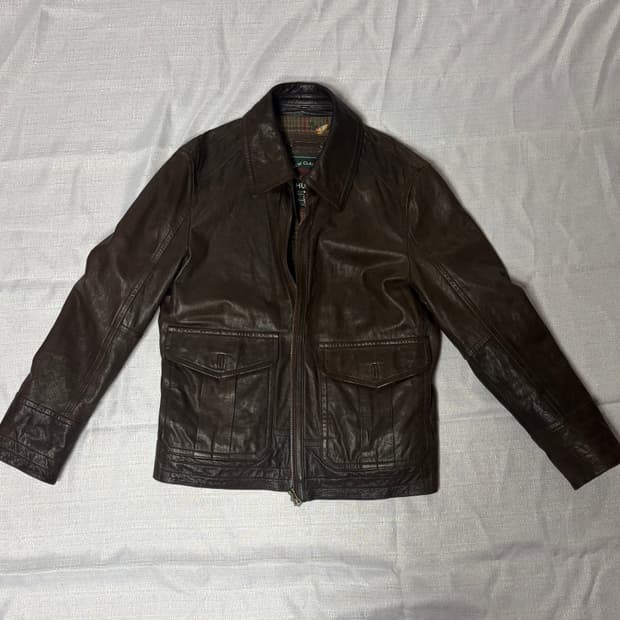 헌트 빈티지 가죽자켓