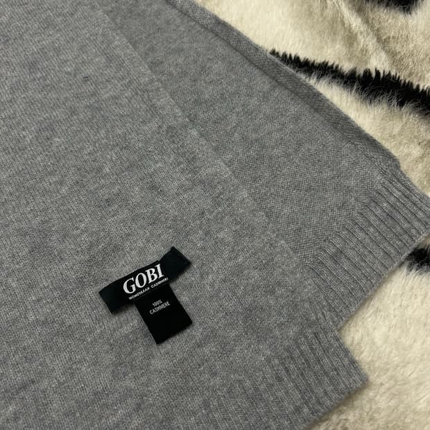 GOBI 고비 캐시미어 머플러/그레이