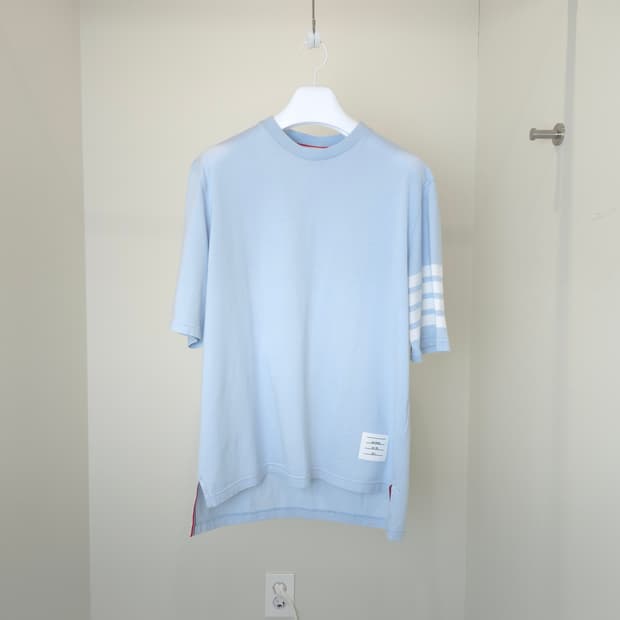 [중고/정품] 톰브라운 사선 반팔