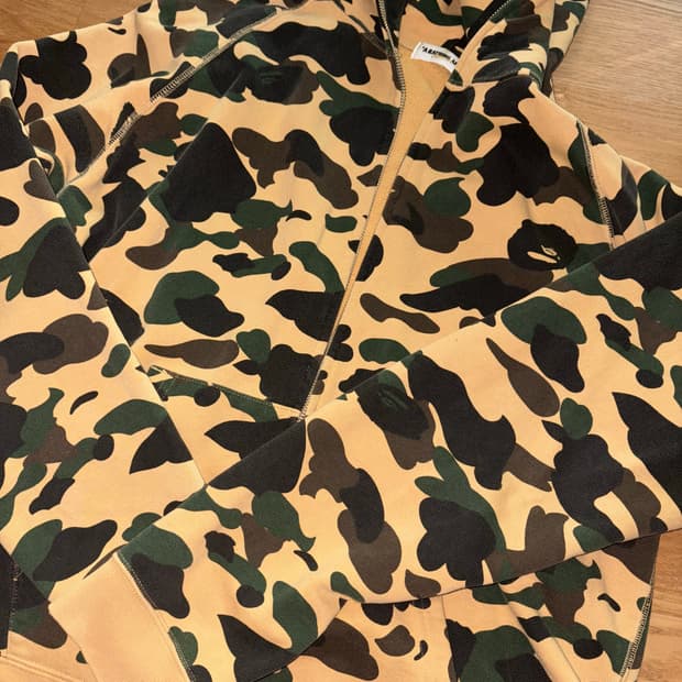 Bape 베이프 OG 황계 후드집업 L