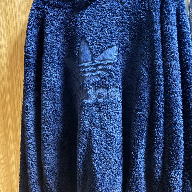 아디다스 오리지널스 윈터라이즈드 풀오버 후디 네이비 (DH7078) 2x