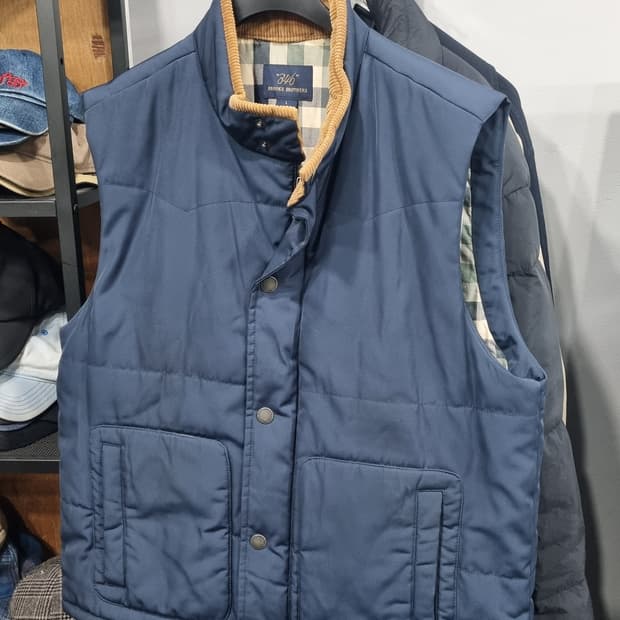 (브룩스브라더스) 웨스턴 골덴카라 패딩베스트 105~110