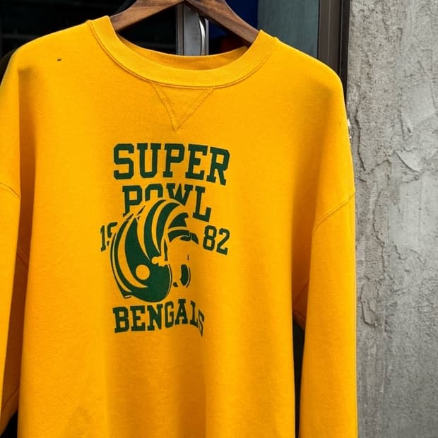 Russell Athletic 80s 빈티지 프린팅 아메리칸 캐쥬얼 스웻