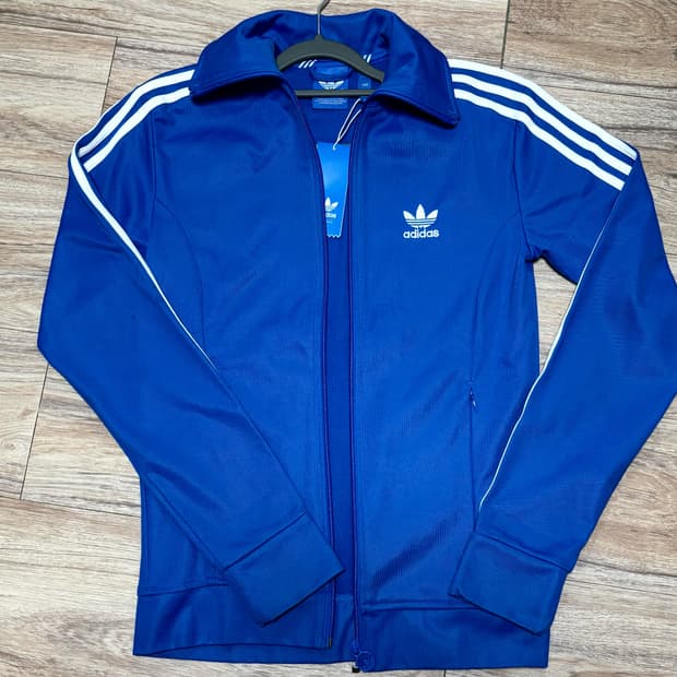 새상품 아디다스 져지 블루 90사이즈