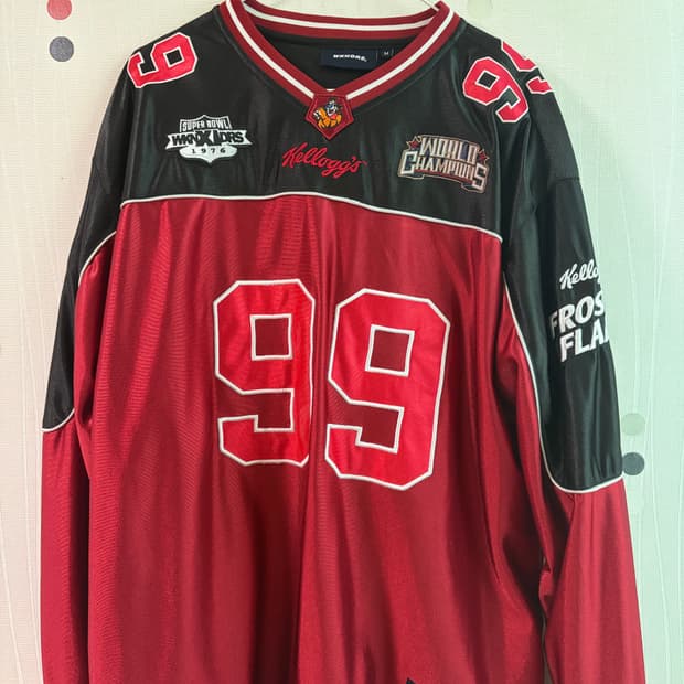 WKNDRS 켈로그 콜라보 맨투맨 져지 M