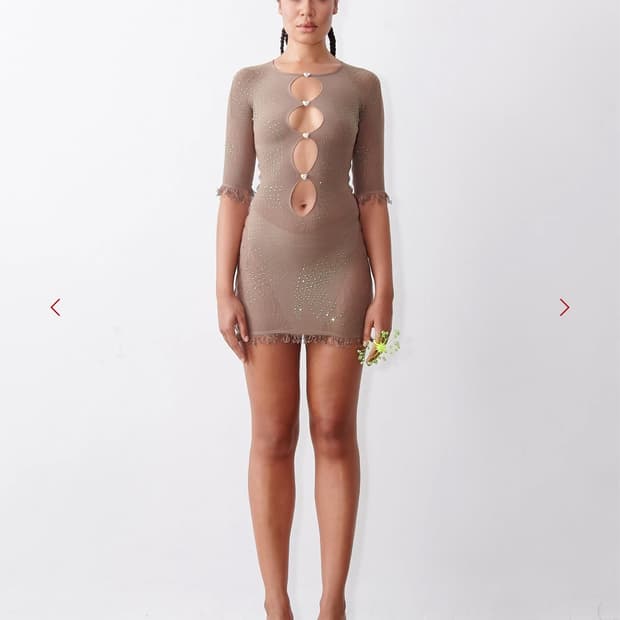 Postergirl dress  포스터걸 드레스 모브컬러