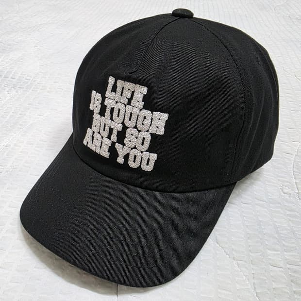 노운 미착용 새상품 모자 볼캡 검정색 터프 모자 NOUN 볼캡