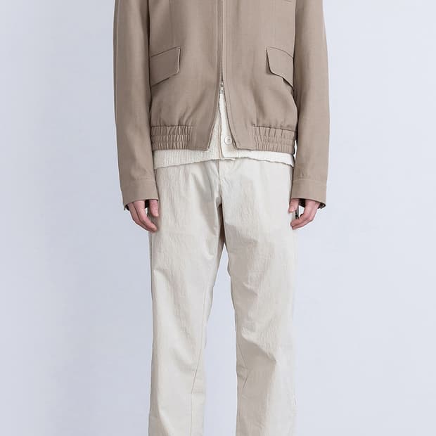 [M] 벨리에 다이에그널 블루종 자켓 더스티 베이지