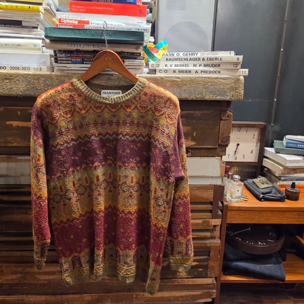 Flantiber 이탈리아 빈티지 니트