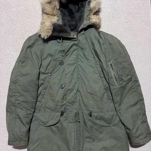 80s USA N-3B 파카 (SMALL)