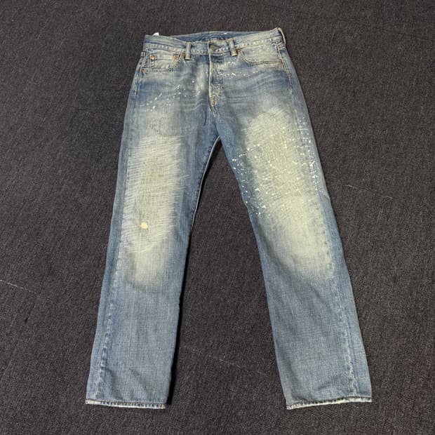 리바이스 501 벌스데이 에디션 리페어진