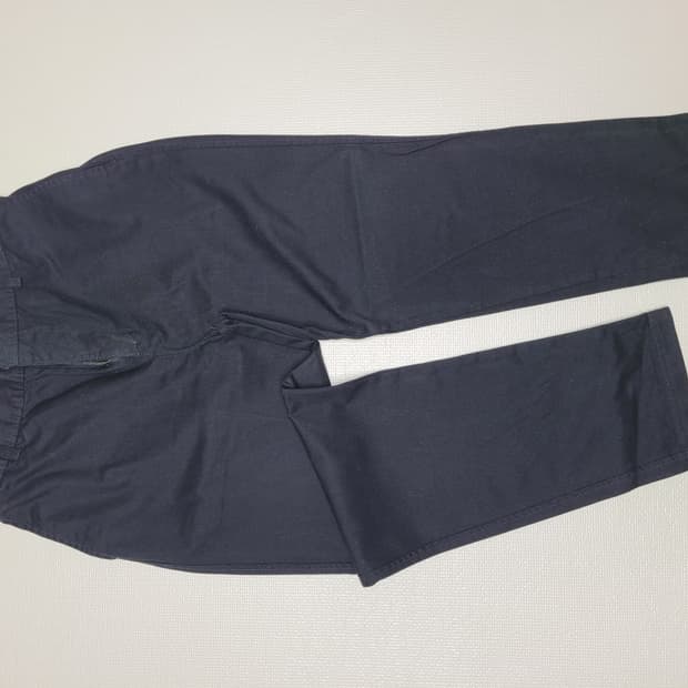 후아유 WHO.A.U 남자 하프밴딩 면바지 34 블랙