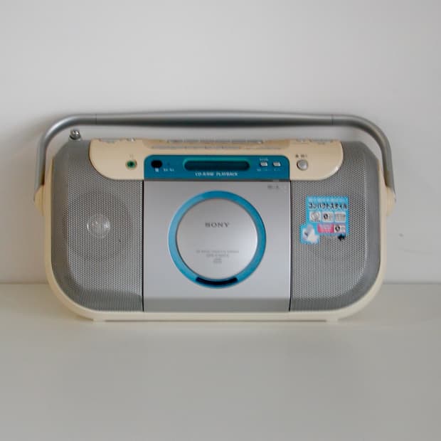 소니 cfd-e100tv cd/카세트/라디오 플레이어 