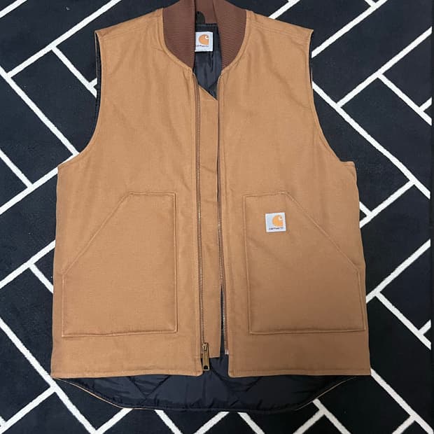 칼하트 패딩 조끼 
