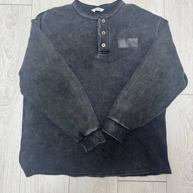 [M] etce 이티씨이 와플 헨리넥 차콜