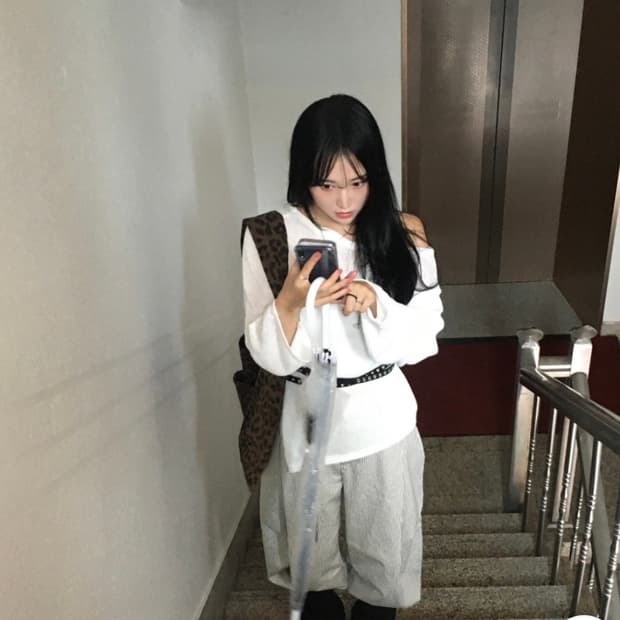 (새상품)레오파드 숄더팩 호피백