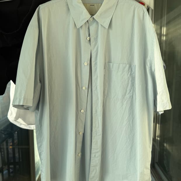 포터리 컴포트 반팔 셔츠 Sax blue 2사이즈