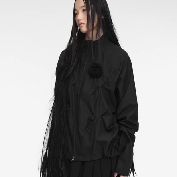 nache PINTUCK WIND BREAKER 나체 핀턱 윈드브레이커