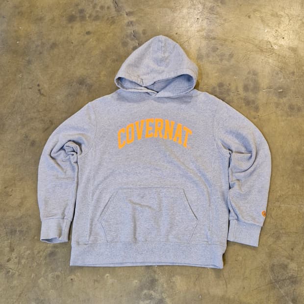 커버낫 오렌지 로고 후드티 새상품급 M~XL