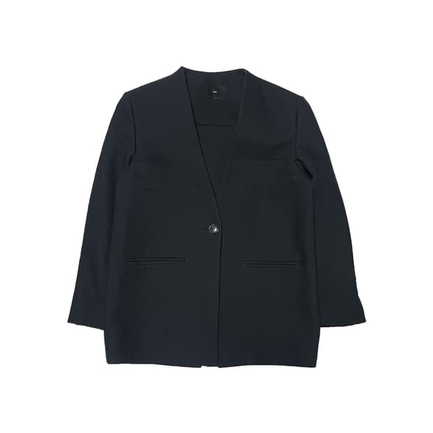 ORR 오르 노카라 울 블레이저 자켓 네이비