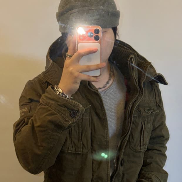 아베크롬비 대장급 밀리터리 후드 자켓