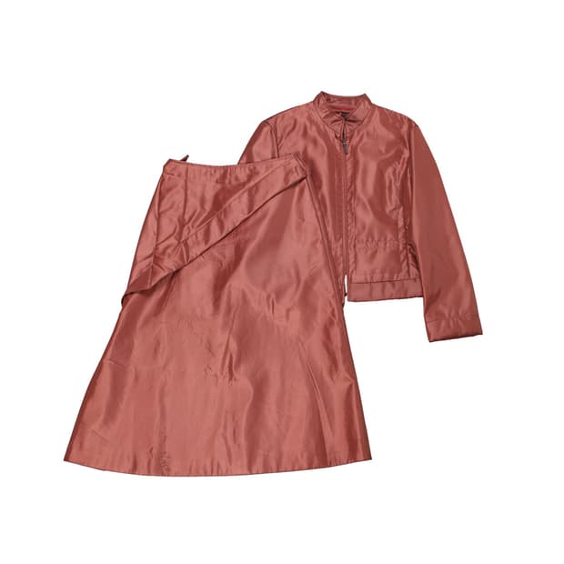 HIROKO KOSHINO 00s Nylon Skirt Set