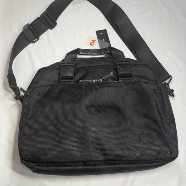 요지야마모토 아디다스 y-3 투웨이 브리프케이스 크로스백