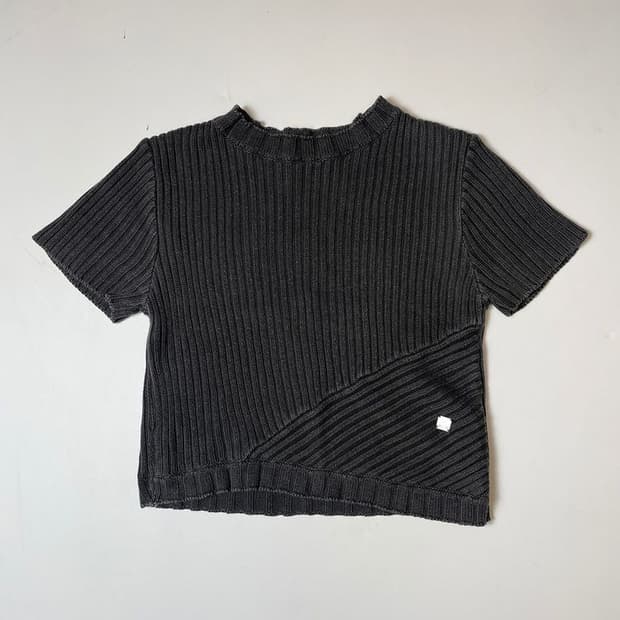 마뗑킴 22SS 립 니트 반팔 티셔츠 PN9652