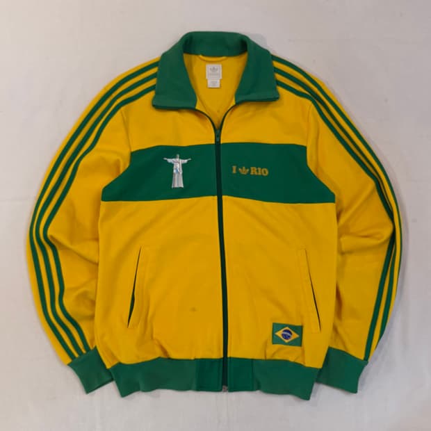 00s 아디다스 브라질 리오 데 자네이루 져지 옐로우