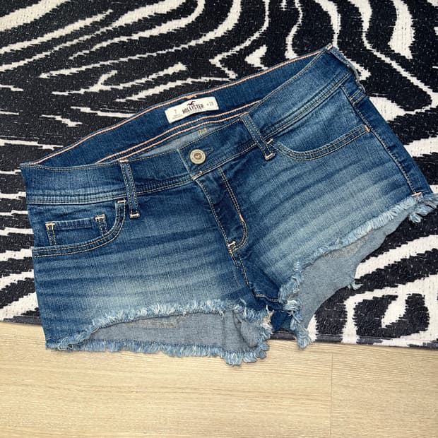 HOLLISTER y2k 데님 숏 팬츠