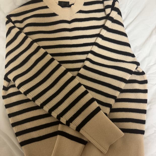 모마디자인 스트라이프 니트 46사이즈