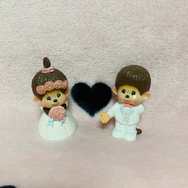 (무배)몬치치 웨딩 피규어 희귀 레어