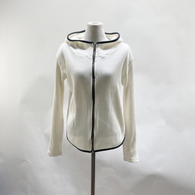 by milk 여성골지후드집업자켓 아이보리 FREE 