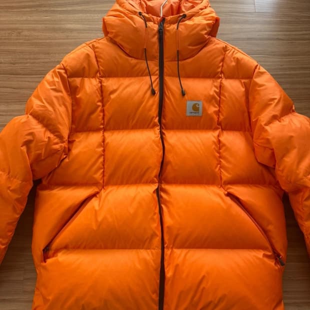 칼하트 WIP 아스펜 오렌지 패딩 L