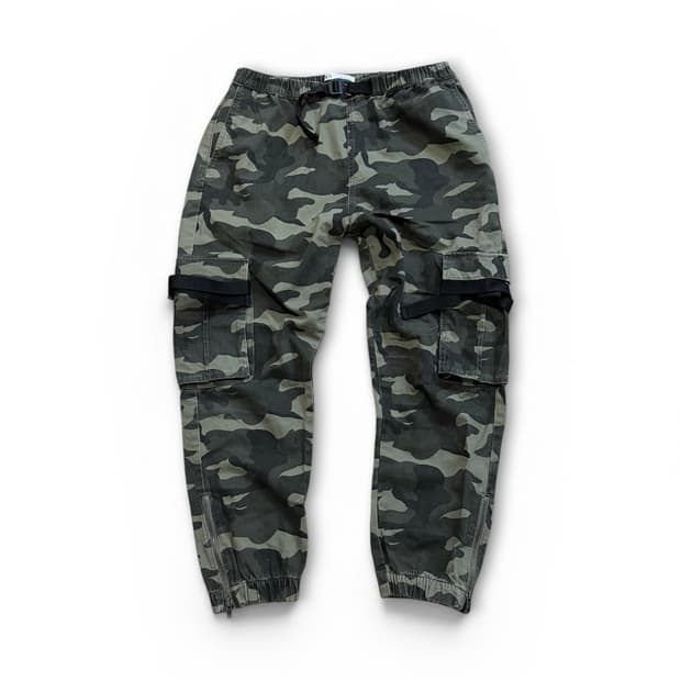 ZARA 카모플라주 조거 팬츠