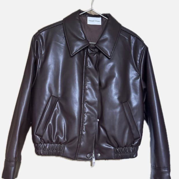 Vintage 유광 패딩 자켓