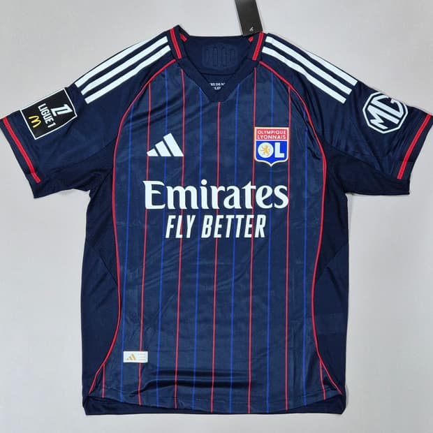 25-26 올림피크 리옹 어웨이킷 엔드릭 유니폼 L