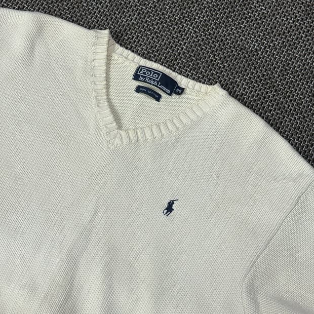 폴로 랄프로렌 브이넥 니트