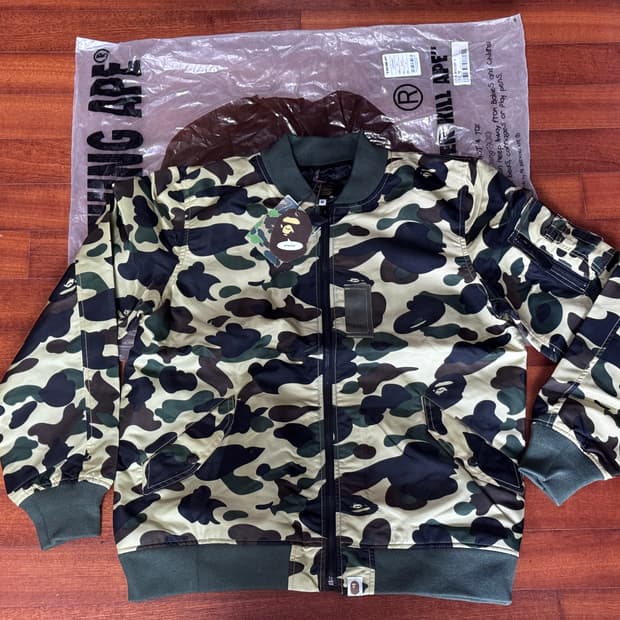 베이프 ma1 봄버 자켓
