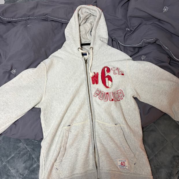 빈티지 후드집업