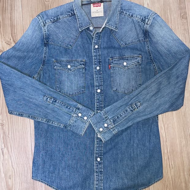 리바이스 웨스턴 데님 셔츠